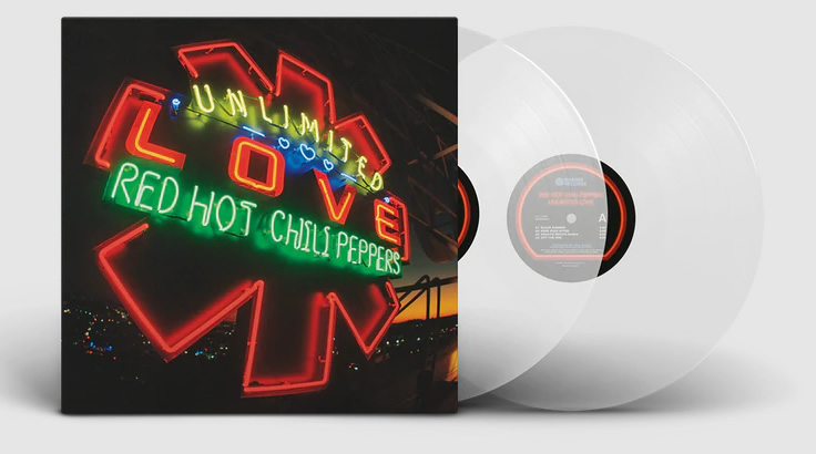 Red Hot Chili Peppers Unlimited Love clear vinyl